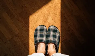 chaussons anti-chute pour personne âgée