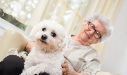 Un chien de compagnie pour améliorer le bien-être des seniors !
