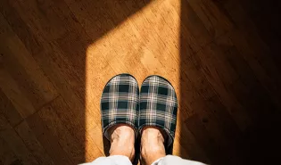 chaussons anti-chute pour personne âgée