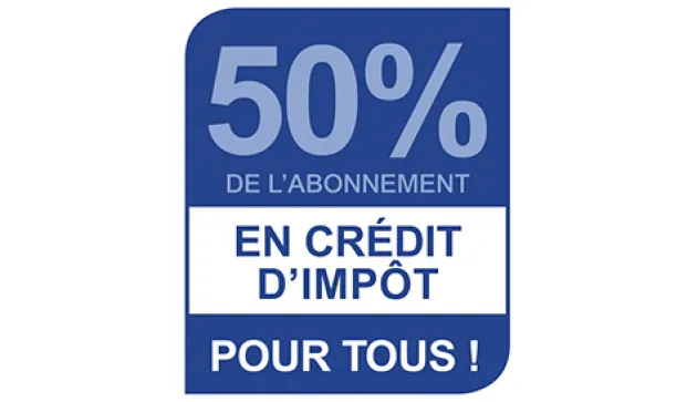 50% de crédit d&#039;impôts